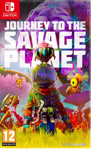 Journey to Savage Planet box art for Nintendo Switch